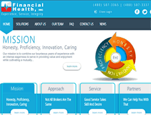 Tablet Screenshot of financialhealthinc.com